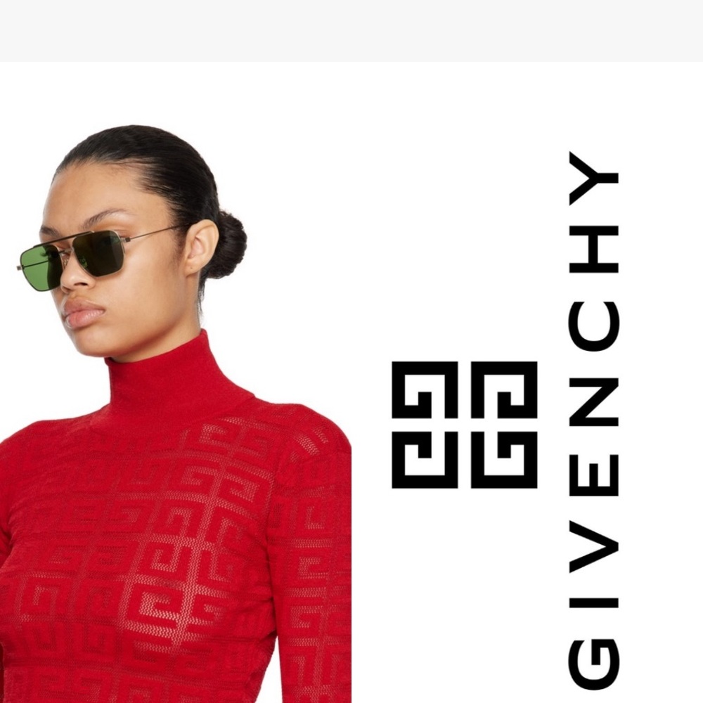 GIVENCHY
$235.00 in gold
Lens color: green, like new , no box